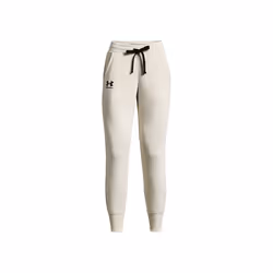 Pantalon UNDER ARMOUR Rival Creme - Femme/Adulte - Beige - Fitness - Respirant - Running