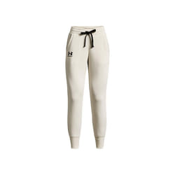 Pantalon UNDER ARMOUR Rival Creme - Femme/Adulte - Beige - Fitness - Respirant - Running