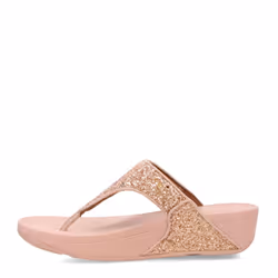 Tongs compensées femme FitFlop Lulu Glitter PU