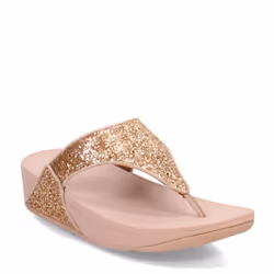 Tongs compensées femme FitFlop Lulu Glitter PU
