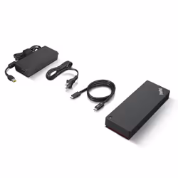 Lenovo ThinkPad Universal Thunderbolt 4 Avec fil Noir - Vue supplémentaire 2