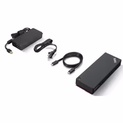 Lenovo ThinkPad Universal Thunderbolt 4 Smart Dock, Avec fil, Thunderbolt 4, 3,5 mm, Noir, 40 Gbit/s, 60 Hz