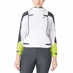 Brooks running Veste Run Visible Convertible Blanc Femme