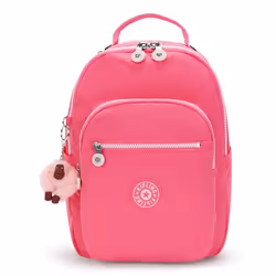 kipling Sac à dos de loisirs rose pour fille - Back To School Seoul Backpack S Happy Pink C 296427