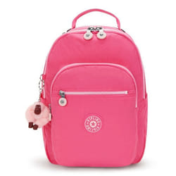 kipling Sac à dos de loisirs rose pour fille - Back To School Seoul Backpack S Happy Pink C 296427