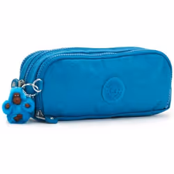 Trousse Kipling GITROY 23 CM - 3 Compartiments N Aquatic Blue - Enfant - Mixte - Blanc