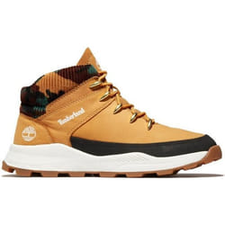 Baskets pour Garçon - Timberland - Brooklyn Euro Sprint A2GWQ231 - Cuir - Lacets - Marron