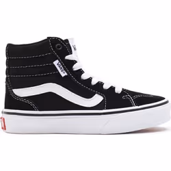 Chaussure - Vans - Filmore Hi VN0A5HZDIJU - Noir - Lacets - Plat