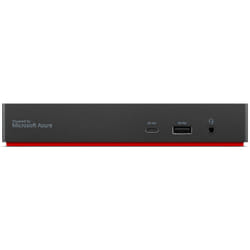 Lenovo 40B20135UK station d'accueil Avec fil USB 3.2 Gen 1 (3.1 Gen 1) Type-A + Type-C Noir