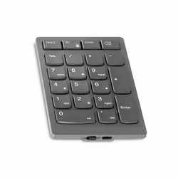 Lenovo Go Wireless clavier numérique Universel Bluetooth/USB/RF Wireless Gris