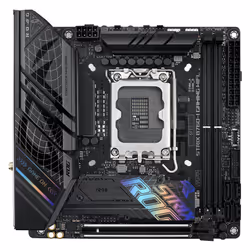 ASUS ROG STRIX B760-I GAMING WIFI, Intel, LGA 1700, Intel® Celeron®, Intel® Core™ i3, Intel® Core™ i5, Intel® Core™ i7, Intel ...