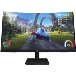 HP X32c, 80 cm (31.5"), 1920 x 1080 pixels, Full HD, LCD, 1 ms, Noir