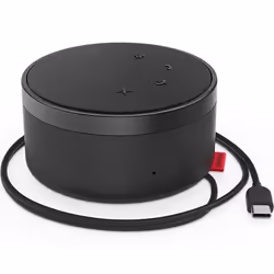 Lenovo 4XD1C82055 haut-parleur PC USB Type-C Noir - Vue supplémentaire 5