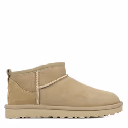 Bottes Classic Ultra Mini Suede Beige