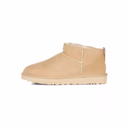Bottes Classic Ultra Mini Suede Beige