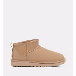 Bottes Classic Ultra Mini Suede Beige