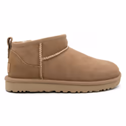 Bottes Classic Ultra Mini Suede Beige