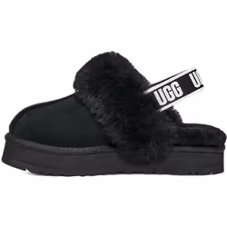 Sandale Femme - UGG - K-FUNKETTE - Daim-Nubuck - Noir - Semelle Treadlite
