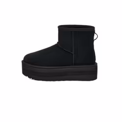 Bottes Classic Mini Platform Cuir Noir
