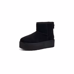 Bottes Classic Mini Platform Cuir Noir