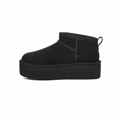 Bottes Classic Ultra Mini Platform Suede Noir