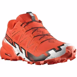 Chaussures de Running - SALOMON - Speedcross 6 GTX - Rouge - Homme - Usage Intensif