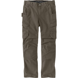 Carhartt Relaxed Fit Straight Steel Rugged Flex Ripstop Double-Front Cargo Pantalon, gris, taille 34 36 pour Hommes