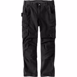Carhartt Relaxed Fit Straight Steel Rugged Flex Ripstop Double-Front Cargo Pantalon, noir, taille 34 pour Hommes