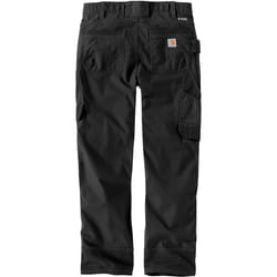 Carhartt Steel Rugged Flex Relaxed Fit Ripstop Double Front Utility Multi Pocket Work Pantalon, noir, taille 32 40 pour Hommes