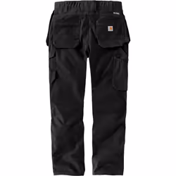 Carhartt Relaxed Straight Steel Rugged Flex Ripstop Double-Front Cargo Pantalon, noir, taille 30 40 pour Hommes