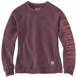 Carhartt Clarksburg Crewneck Sweat-shirt dames, pourpre, taille XS pour Femmes