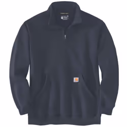 Carhartt Quarter-Zip Sweat-shirt, bleu, taille M pour Hommes