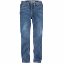 Carhartt Rugged Flex Tapered Jeans pour dames, bleu, taille L 34 pour Femmes