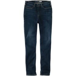 Carhartt Rugged Flex Tapered Jeans pour dames, bleu, taille XS 28 pour Femmes