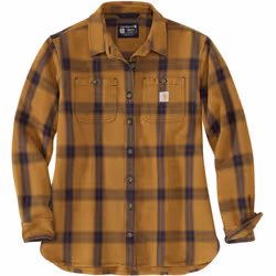 Carhartt Heavyweight Twill Chemise pour dames, brun, taille L pour Femmes