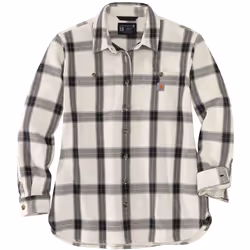 Carhartt Heavyweight Twill Chemise pour dames, noir-blanc, taille XS pour Femmes