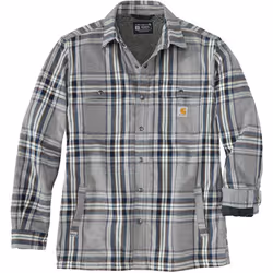 Carhartt Flannel Sherpa Lined Chemise, gris, taille XL pour Hommes