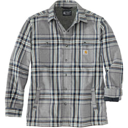 Carhartt Flannel Sherpa Lined Chemise, gris, taille XL pour Hommes