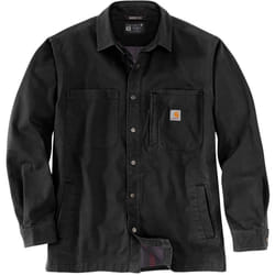 Carhartt Fleece Lined Snap Front Chemise, noir, taille S pour Hommes