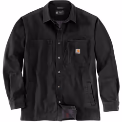 Carhartt Fleece Lined Snap Front Chemise, noir, taille S pour Hommes