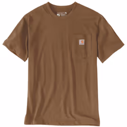 Carhartt Workwear Pocket T-shirt, brun, taille L pour Hommes