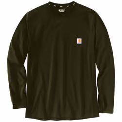 Carhartt Force Flex Pocket Chemise à manches longues, vert, taille 2XL pour Hommes