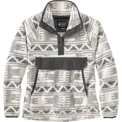 Carhartt Relaxed Fit Fleece Pull dames, noir-blanc, taille S pour Femmes