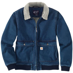 Carhartt Relaxed Fit Denim Sherpa Veste femme, bleu, taille M pour Femmes