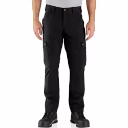 Relaxed Ripstop Cargo Work Pantalon, noir, taille 40 pour Hommes