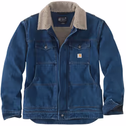 Carhartt Relaxed Denim Sherpa Lined Veste, bleu, taille XL pour Hommes