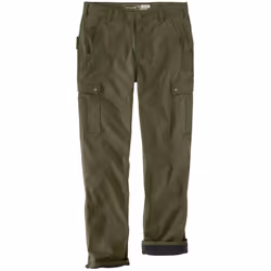 Carhartt Cargo Fleece Lined Work Pantalon, vert, taille 33 pour Hommes