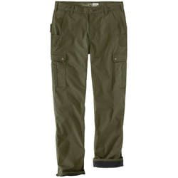 Carhartt Cargo Fleece Lined Work Pantalon, vert, taille 32 pour Hommes