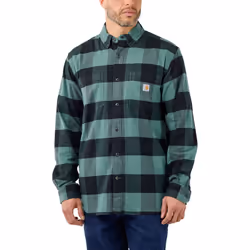 Carhartt Midweight Flannel Plaid Chemise, vert, taille 2XL pour Hommes