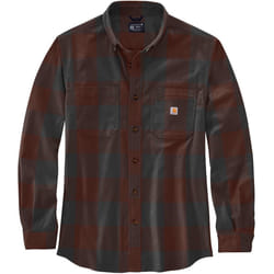 Carhartt Midweight Flannel Plaid Chemise, rouge, taille S pour Hommes